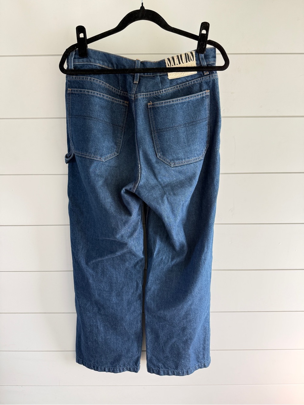 MOTHER “Snacks” Wide-Leg, High-Rise Jeans, Size 28 - Picture 2 of 8